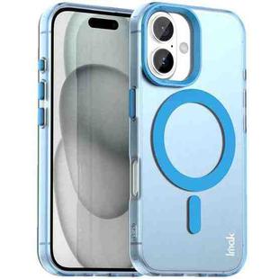 For iPhone 17 IMAK Candy Series Shockproof MagSafe Phone Case(Blue)
