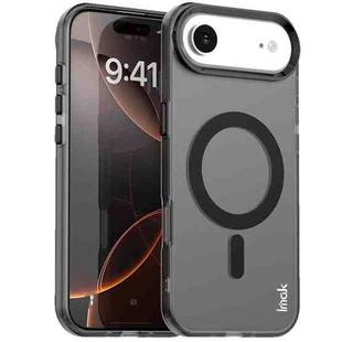 For iPhone 17 Air IMAK Candy Series Shockproof MagSafe Phone Case(Black)