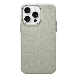 For iPhone 13 Pro Max Litchi Texture TPU Phone Case(Rock White)