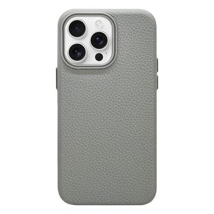 For iPhone 13 Pro Max Litchi Texture TPU Phone Case(Grey)