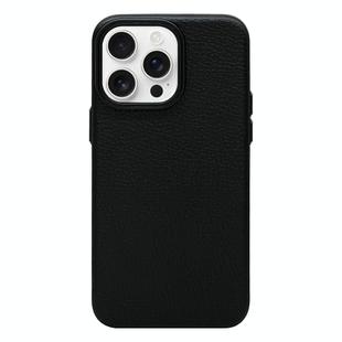 For iPhone 12 Pro Max Litchi Texture TPU Phone Case(Black)