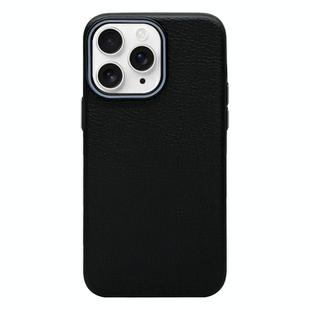 For iPhone 11 Pro Max Litchi Texture TPU Phone Case(Black Grey)