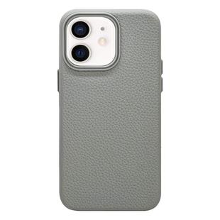 For iPhone 11 Litchi Texture TPU Phone Case(Grey)