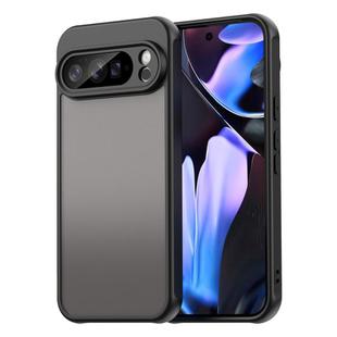 For Google Pixel 10 Pro XL Fan Dun Series TPU Hybrid PC Frosted Phone Case(Black)