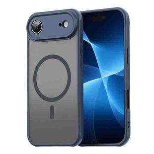 For iPhone 17 Air Fan Dun Series TPU Hybrid PC Frosted Magsafe Phone Case(Blue)