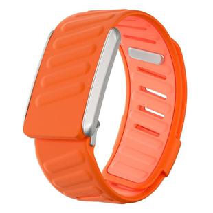 For WHOOP 4.0 Silicone Sports Watch Band(Orange+Light Orange)