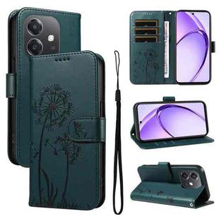 For OPPO A5X 5G Global Dandelion Embossed Pattern Flip Leather Phone Case(Blue)