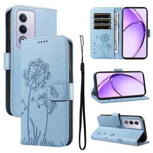 For OPPO K12X 5G Global Dandelion Embossed Pattern Flip Leather Phone Case(Sky Blue)