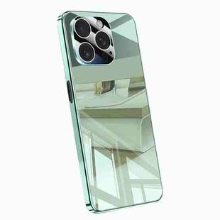 For iPhone 12 Pro Max Electroplating Ice Crystal Airbag Full Coverage Shockproof Phone Case(Green)