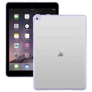 For iPad 9.7 2017 / 2018 / Air 2 Color TPU Hybrid Clear Acrylic Tablet Case(Taro Purple)