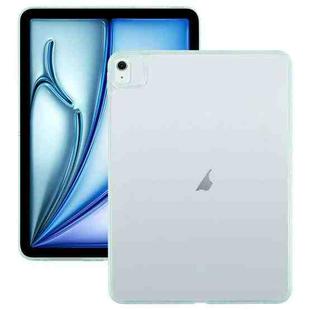 For iPad Air 13 2025 / 2024 Color TPU Hybrid Clear Acrylic Tablet Case(Green)