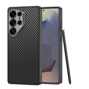 For Samsung Galaxy S23 Ultra 5G GKK Ruijie Leather Ultra-thin Phone Case, Not Included Pen(Carbon Fiber)