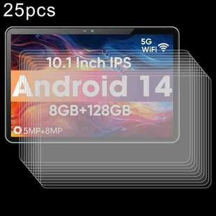 For Weelikeit C19W Kids 10.1 inch 25pcs 9H 0.3mm Explosion-proof Tempered Glass Film