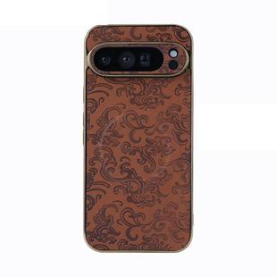 For Google Pixel 9 Pro XL Cloud Dragon Pattern MagSafe Phone Case(Brown)