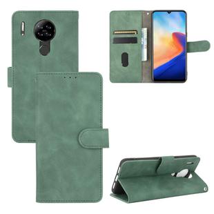 For Blackview A80 Solid Color Skin Feel Magnetic Buckle Horizontal Flip Calf Texture PU Leather Case with Holder & Card Slots & Wallet(Green)