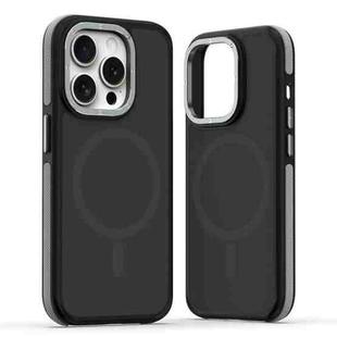 For iPhone 13 Pro Dual-Color Skin Feel MagSafe Phone Case(Black Grey)