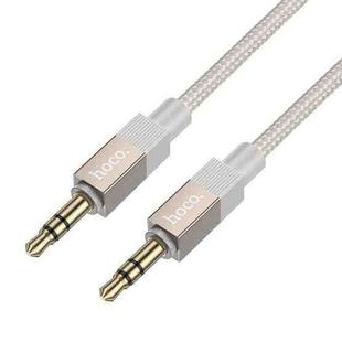 hoco UPA32 3.5mm to 3.5mm Male Clever AUX Audio Cable, Length:1m(Gold)
