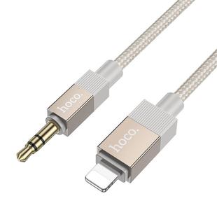 hoco UPA32A 8 Pin to 3.5mm Male Clever Digital Audio Conversion Cable, Length:1m(Gold)