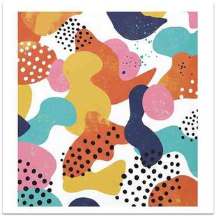 Color Paradise Frameless Canvas Decorative Painting Print On Your Demand, Size:40x40cm