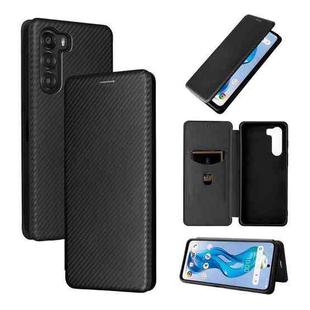 For ZTE Nubia S 5G A403ZT Carbon Fiber Texture Flip Leather Phone Case(Black)