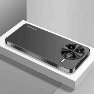 For Redmi K80 Pro AG Frosted Electroplating Acrylic Phone Case(Black)