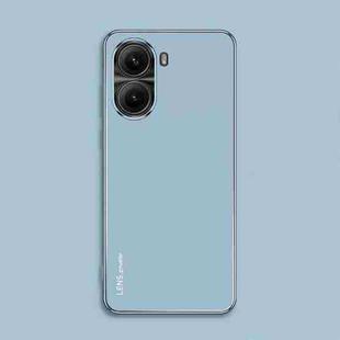 For Redmi Turbo 4 AG Frosted Electroplating Acrylic Phone Case(Sierra Blue)