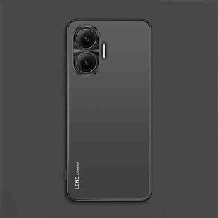 For Redmi Turbo 4 Pro AG Frosted Electroplating Acrylic Phone Case(Black)