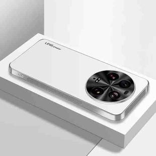 For Xiaomi 13 Ultra AG Frosted Electroplating Acrylic Phone Case(Silver White)