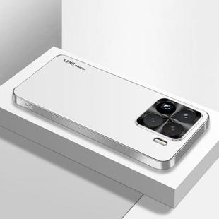 For Xiaomi 15 Pro AG Frosted Electroplating Acrylic Phone Case(Silver White)