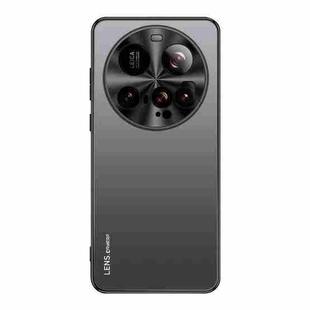 For Xiaomi 15 Ultra AG Frosted Electroplating Acrylic Phone Case(Black)