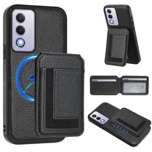 For OPPO A3 Pro 5G / A3 Energy CX01 Detachable Magsafe Magnetic Card Bag Phone Case(Black)