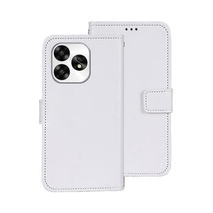 For Umidigi A15 idewei Crazy Horse Texture Leather Phone Case(White)