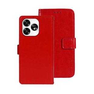 For Umidigi A15 idewei Crazy Horse Texture Leather Phone Case(Red)