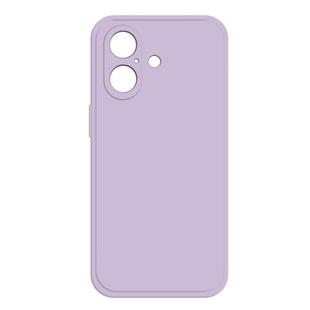 For iPhone 16 Imitation Liquid Silicone Phone Case(Purple)