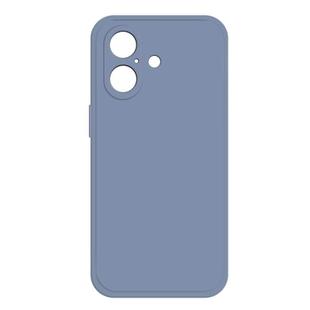 For iPhone 16 Imitation Liquid Silicone Phone Case(Grey)