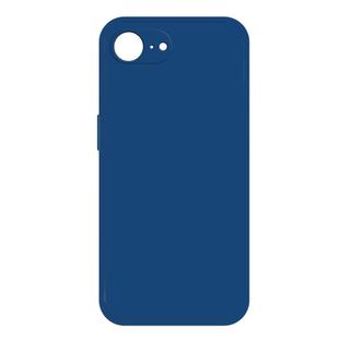 For iPhone 16e Imitation Liquid Silicone Phone Case(Blue)