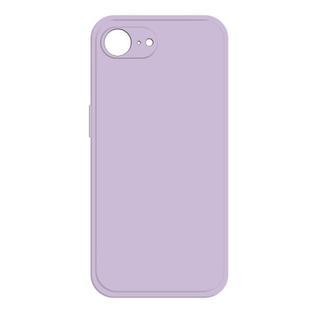 For iPhone 16e Imitation Liquid Silicone Phone Case(Purple)