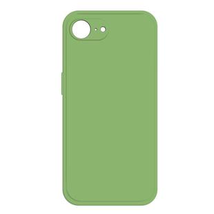 For iPhone 16e Imitation Liquid Silicone Phone Case(Matcha Green)