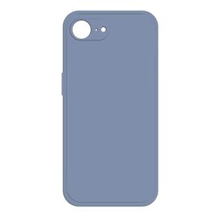 For iPhone 16e Imitation Liquid Silicone Phone Case(Grey)