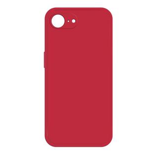 For iPhone 16e Imitation Liquid Silicone Phone Case(Red)