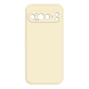 For Google Pixel 9 Pro Imitation Liquid Silicone Phone Case(White)