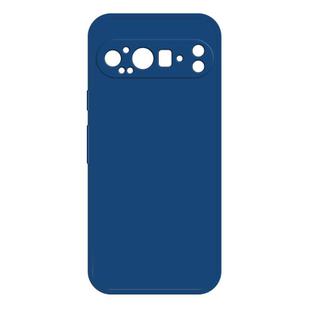 For Google Pixel 9 Pro Imitation Liquid Silicone Phone Case(Blue)