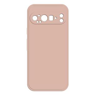 For Google Pixel 9 Pro Imitation Liquid Silicone Phone Case(Pink)