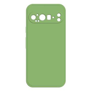 For Google Pixel 9 Pro Imitation Liquid Silicone Phone Case(Matcha Green)