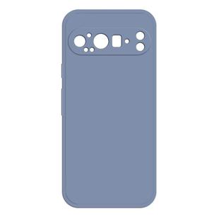 For Google Pixel 9 Pro Imitation Liquid Silicone Phone Case(Grey)