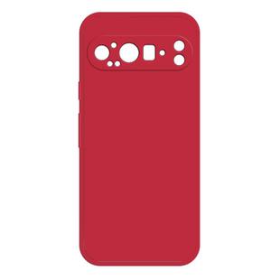 For Google Pixel 9 Pro Imitation Liquid Silicone Phone Case(Red)