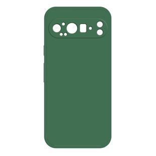 For Google Pixel 9 Pro XL Imitation Liquid Silicone Phone Case(Dark Green)