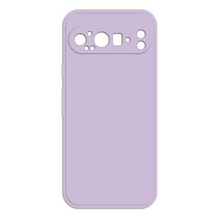For Google Pixel 9 Pro XL Imitation Liquid Silicone Phone Case(Purple)