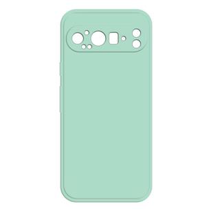 For Google Pixel 9 Pro XL Imitation Liquid Silicone Phone Case(Light Cyan)