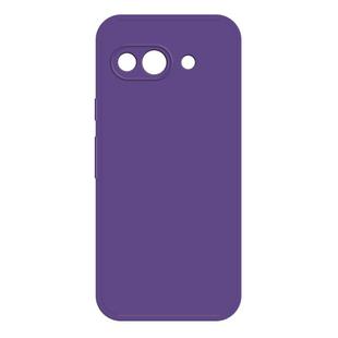For Google Pixel 9a Imitation Liquid Silicone Phone Case(Dark Purple)